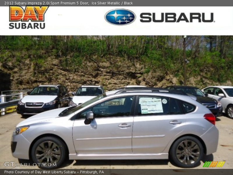 Ice Silver Metallic / Black 2012 Subaru Impreza 2.0i Sport Premium 5 Door