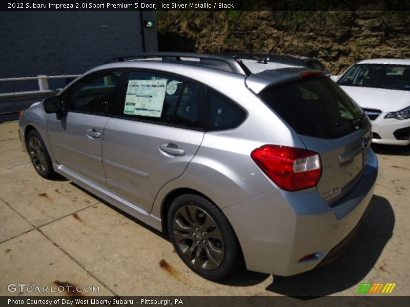 Ice Silver Metallic / Black 2012 Subaru Impreza 2.0i Sport Premium 5 Door