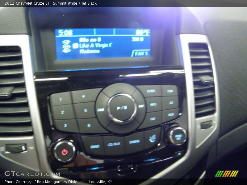 Summit White / Jet Black 2012 Chevrolet Cruze LT