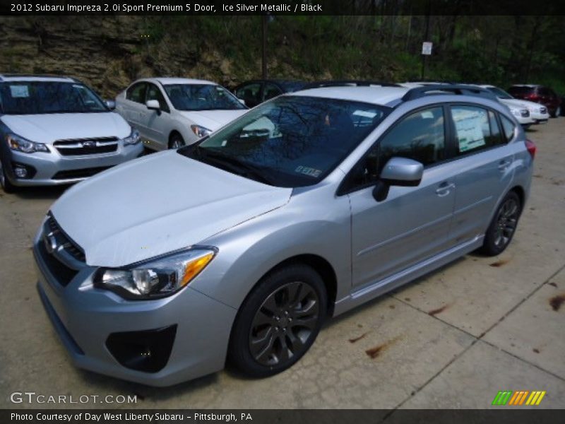 Ice Silver Metallic / Black 2012 Subaru Impreza 2.0i Sport Premium 5 Door