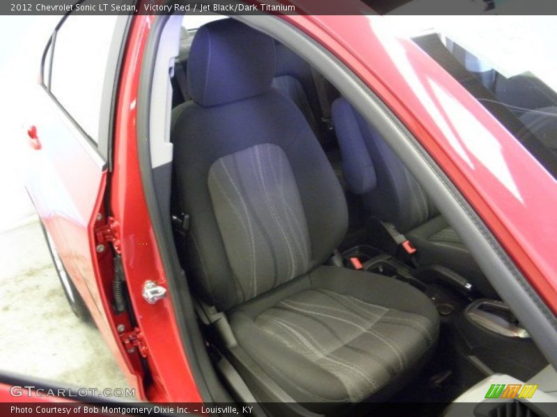 Victory Red / Jet Black/Dark Titanium 2012 Chevrolet Sonic LT Sedan