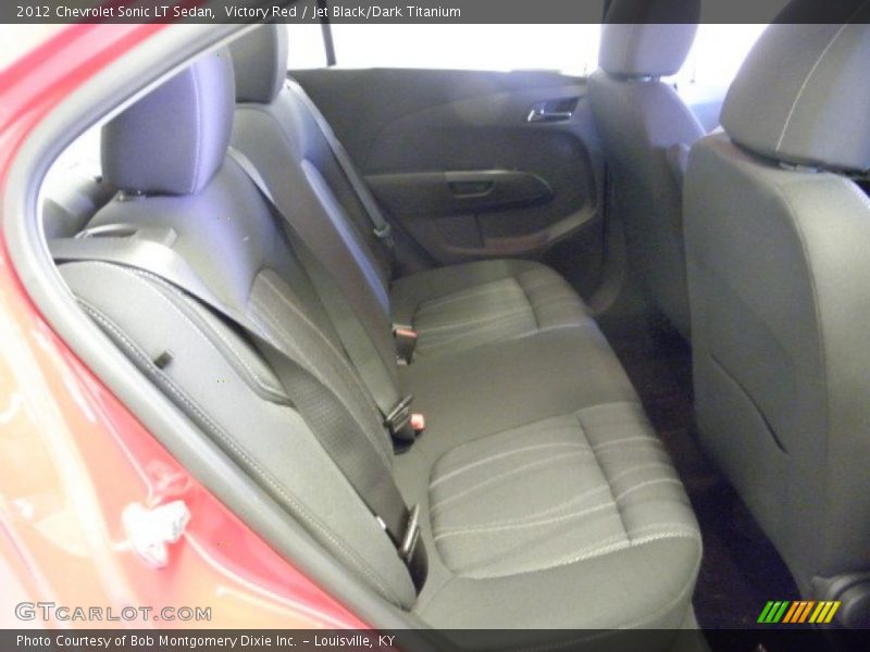 Victory Red / Jet Black/Dark Titanium 2012 Chevrolet Sonic LT Sedan