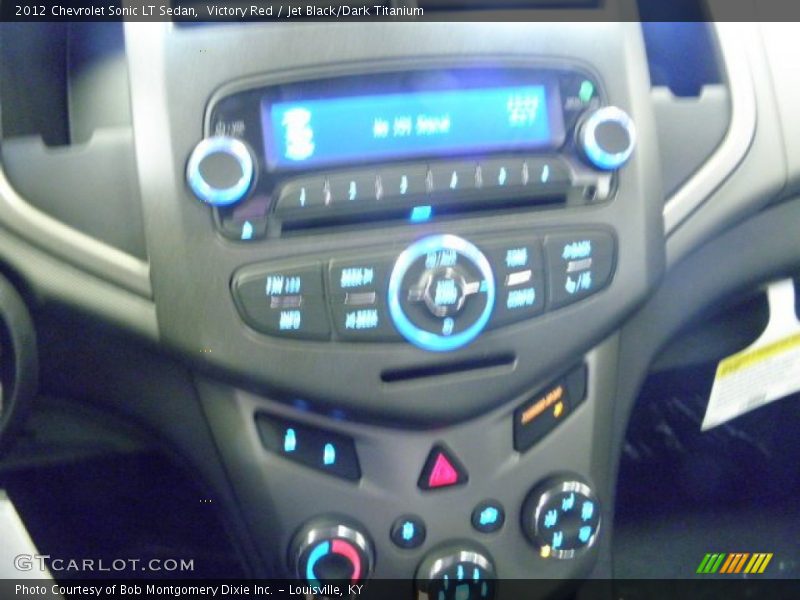 Victory Red / Jet Black/Dark Titanium 2012 Chevrolet Sonic LT Sedan