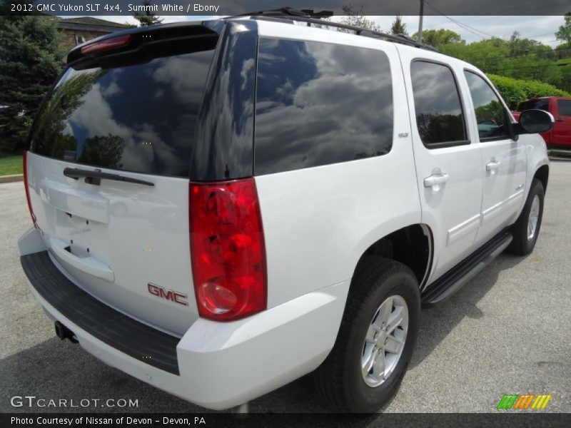 Summit White / Ebony 2012 GMC Yukon SLT 4x4
