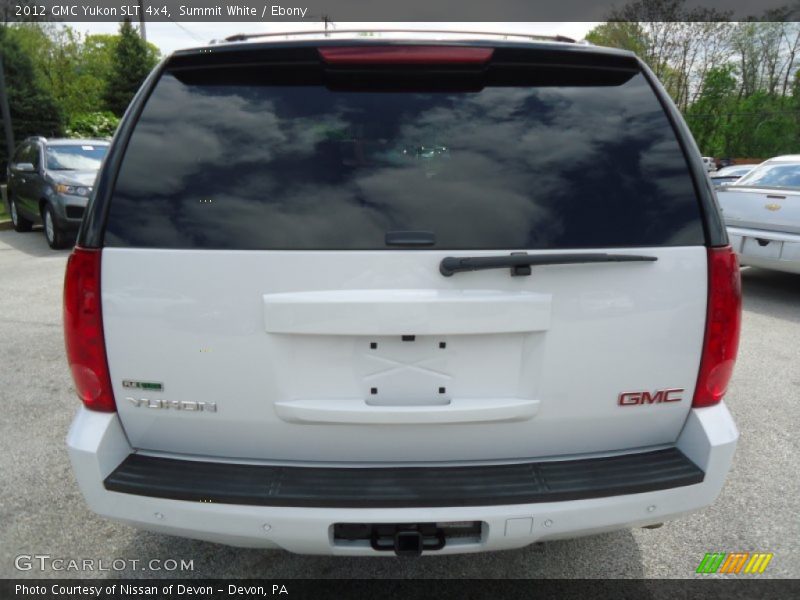 Summit White / Ebony 2012 GMC Yukon SLT 4x4