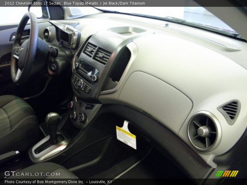 Blue Topaz Metallic / Jet Black/Dark Titanium 2012 Chevrolet Sonic LT Sedan