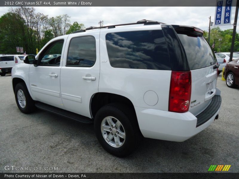 Summit White / Ebony 2012 GMC Yukon SLT 4x4