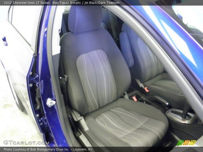 Blue Topaz Metallic / Jet Black/Dark Titanium 2012 Chevrolet Sonic LT Sedan