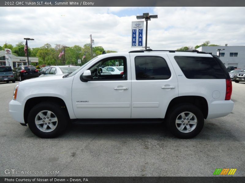 Summit White / Ebony 2012 GMC Yukon SLT 4x4