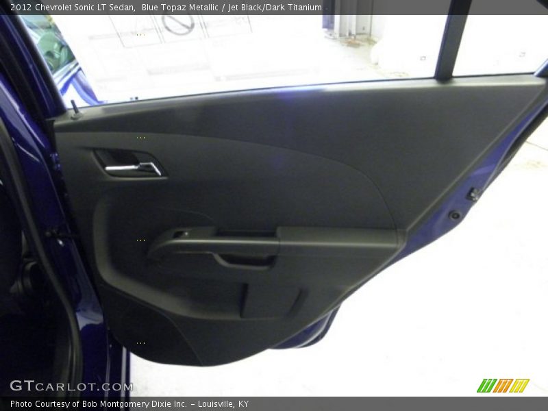 Blue Topaz Metallic / Jet Black/Dark Titanium 2012 Chevrolet Sonic LT Sedan
