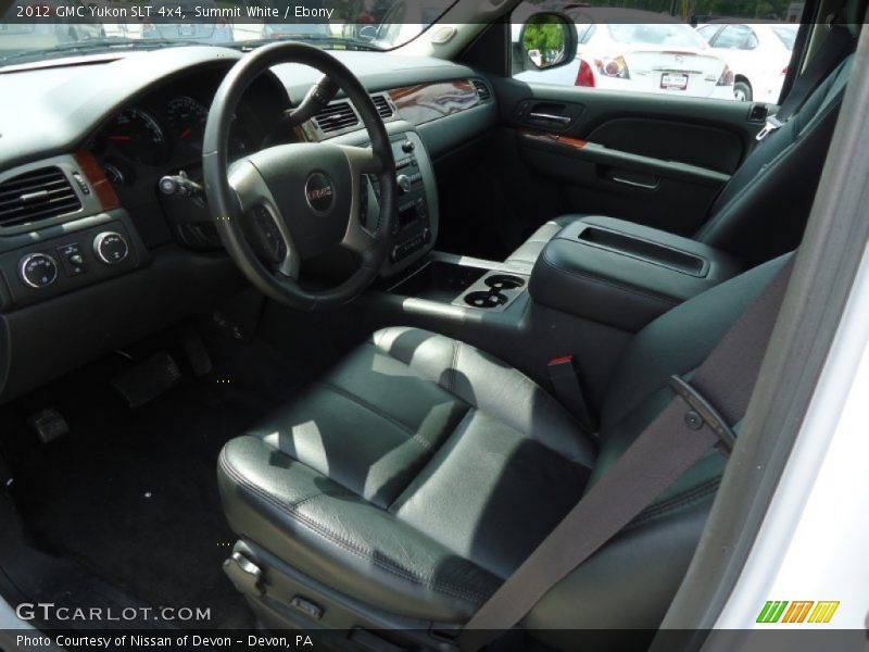 Summit White / Ebony 2012 GMC Yukon SLT 4x4