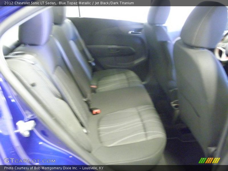 Blue Topaz Metallic / Jet Black/Dark Titanium 2012 Chevrolet Sonic LT Sedan