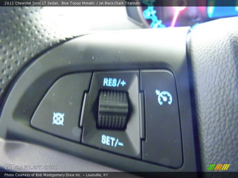 Blue Topaz Metallic / Jet Black/Dark Titanium 2012 Chevrolet Sonic LT Sedan