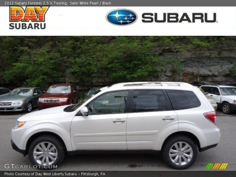 Satin White Pearl / Black 2012 Subaru Forester 2.5 X Touring