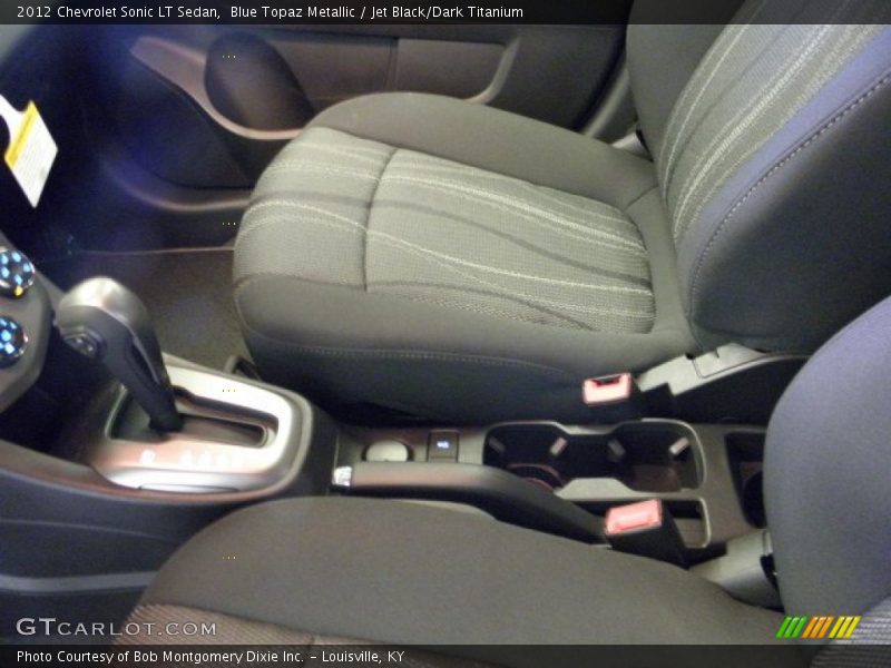 Blue Topaz Metallic / Jet Black/Dark Titanium 2012 Chevrolet Sonic LT Sedan
