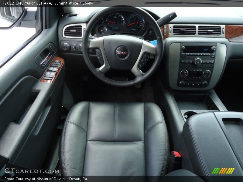 Summit White / Ebony 2012 GMC Yukon SLT 4x4