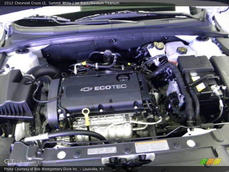 Summit White / Jet Black/Medium Titanium 2012 Chevrolet Cruze LS