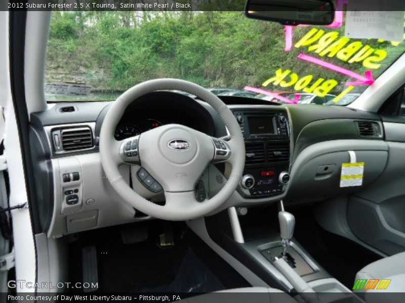 Satin White Pearl / Black 2012 Subaru Forester 2.5 X Touring