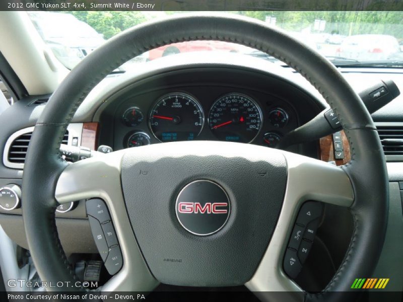 Summit White / Ebony 2012 GMC Yukon SLT 4x4