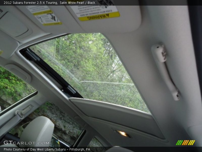 Satin White Pearl / Black 2012 Subaru Forester 2.5 X Touring