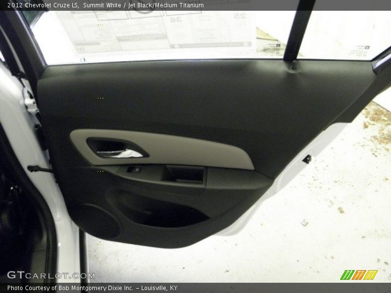 Summit White / Jet Black/Medium Titanium 2012 Chevrolet Cruze LS