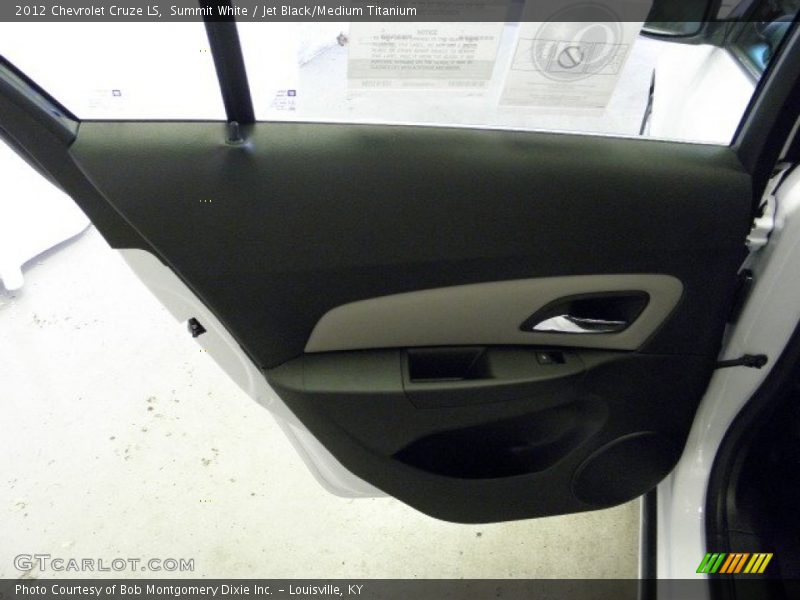Summit White / Jet Black/Medium Titanium 2012 Chevrolet Cruze LS
