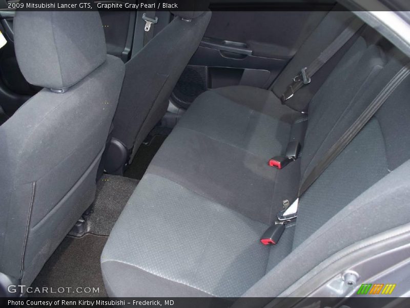Graphite Gray Pearl / Black 2009 Mitsubishi Lancer GTS