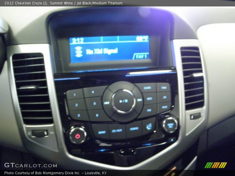 Summit White / Jet Black/Medium Titanium 2012 Chevrolet Cruze LS