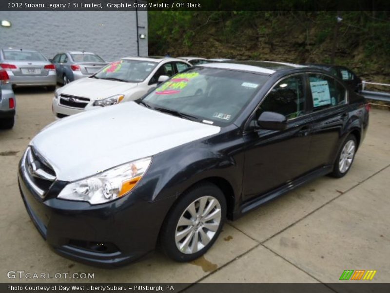 Graphite Gray Metallic / Off Black 2012 Subaru Legacy 2.5i Limited