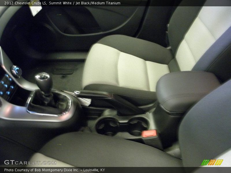 Summit White / Jet Black/Medium Titanium 2012 Chevrolet Cruze LS