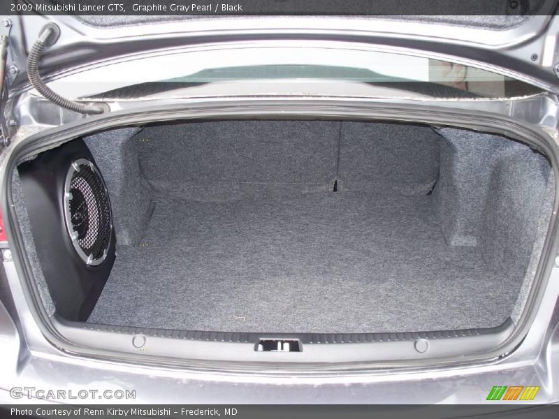 Graphite Gray Pearl / Black 2009 Mitsubishi Lancer GTS
