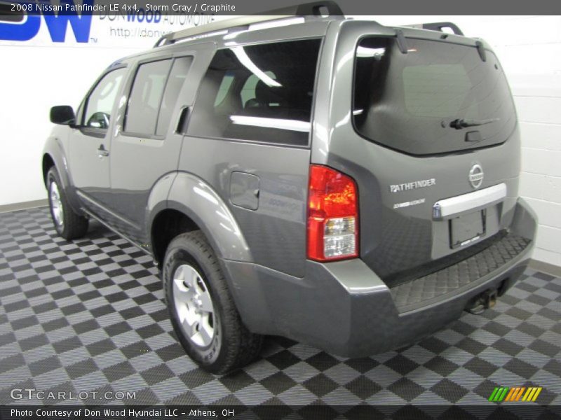 Storm Gray / Graphite 2008 Nissan Pathfinder LE 4x4