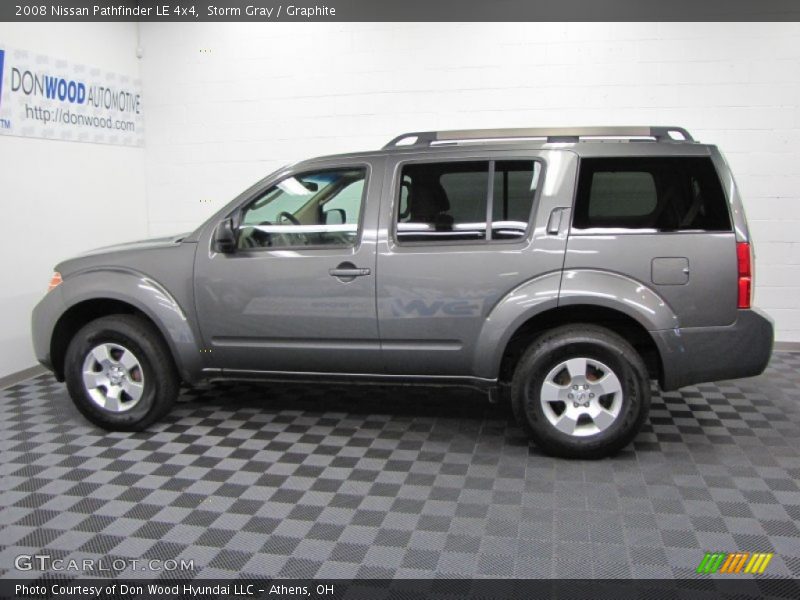 Storm Gray / Graphite 2008 Nissan Pathfinder LE 4x4