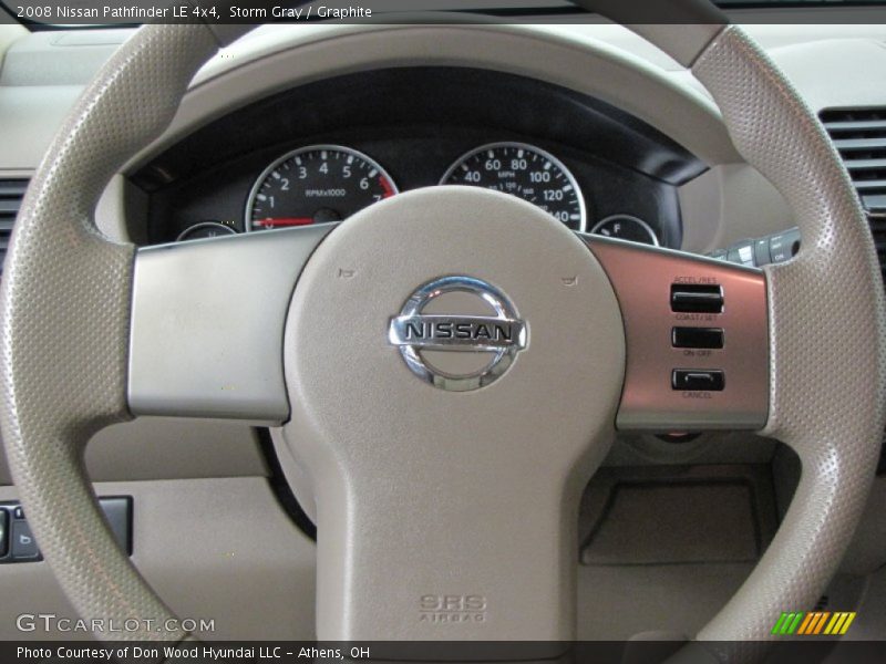 Storm Gray / Graphite 2008 Nissan Pathfinder LE 4x4