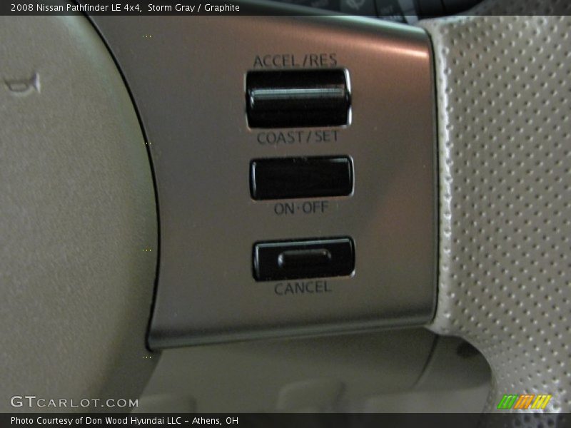 Storm Gray / Graphite 2008 Nissan Pathfinder LE 4x4
