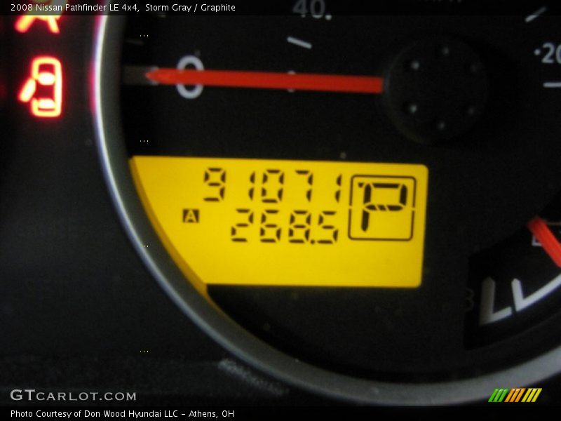 Storm Gray / Graphite 2008 Nissan Pathfinder LE 4x4