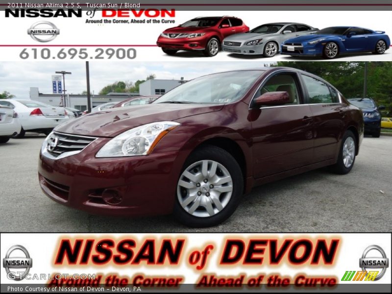 Tuscan Sun / Blond 2011 Nissan Altima 2.5 S