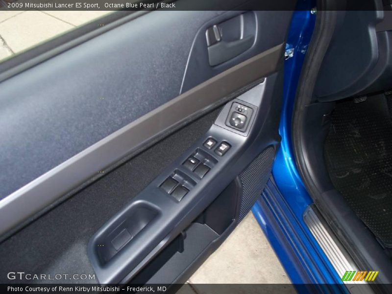 Octane Blue Pearl / Black 2009 Mitsubishi Lancer ES Sport