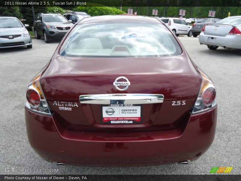 Tuscan Sun / Blond 2011 Nissan Altima 2.5 S