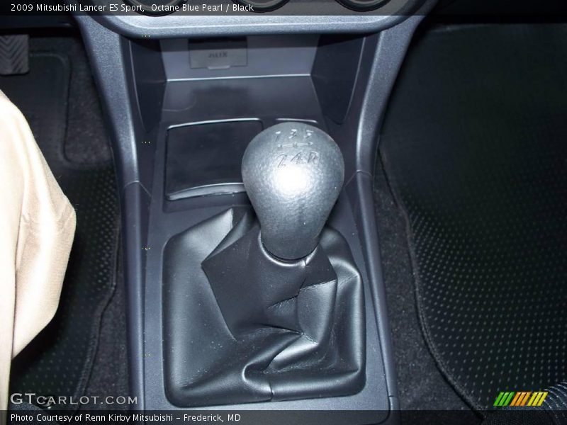 Octane Blue Pearl / Black 2009 Mitsubishi Lancer ES Sport