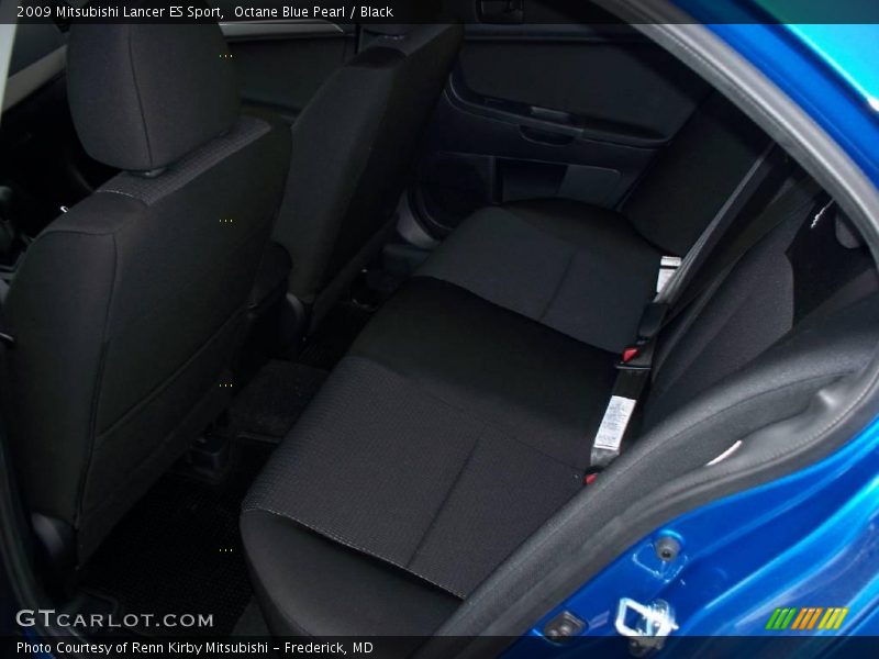 Octane Blue Pearl / Black 2009 Mitsubishi Lancer ES Sport