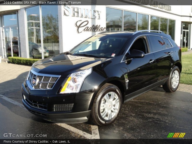 Black Raven / Ebony/Titanium 2011 Cadillac SRX FWD