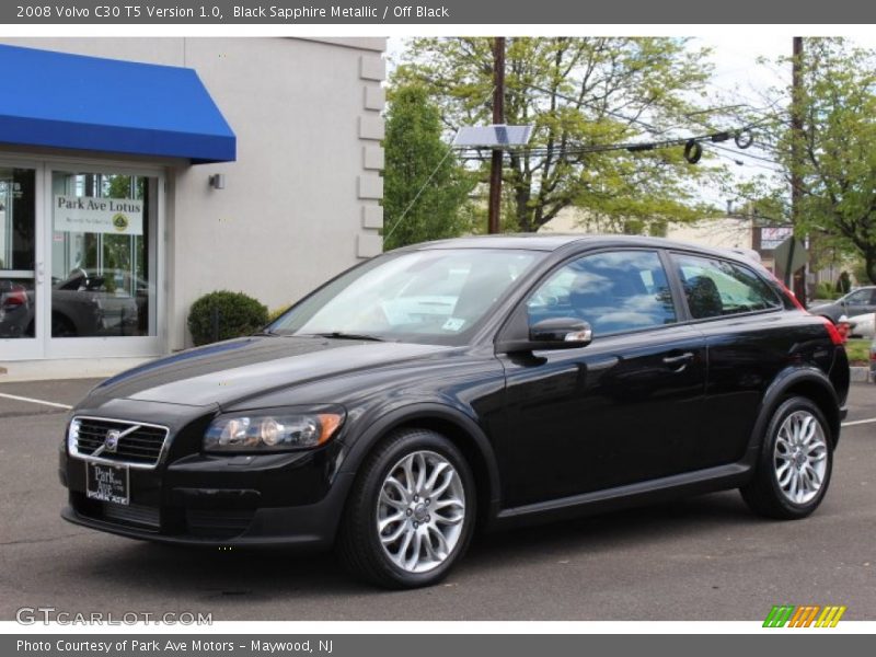 Black Sapphire Metallic / Off Black 2008 Volvo C30 T5 Version 1.0