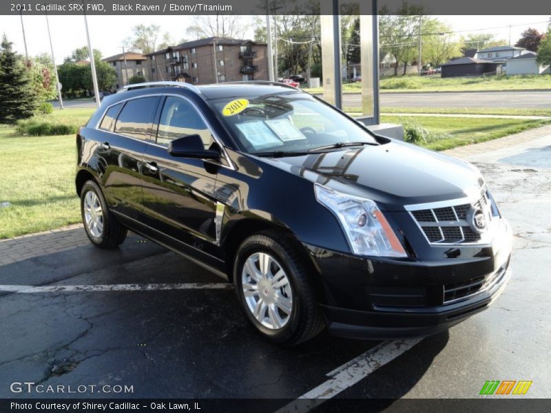 Black Raven / Ebony/Titanium 2011 Cadillac SRX FWD