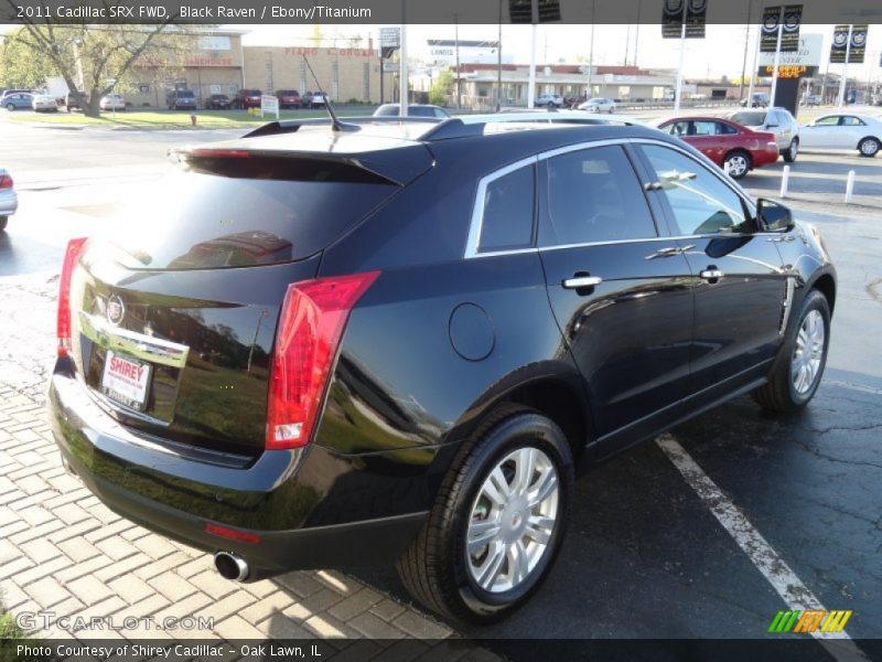 Black Raven / Ebony/Titanium 2011 Cadillac SRX FWD