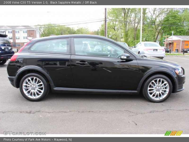 Black Sapphire Metallic / Off Black 2008 Volvo C30 T5 Version 1.0