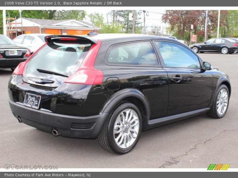 Black Sapphire Metallic / Off Black 2008 Volvo C30 T5 Version 1.0
