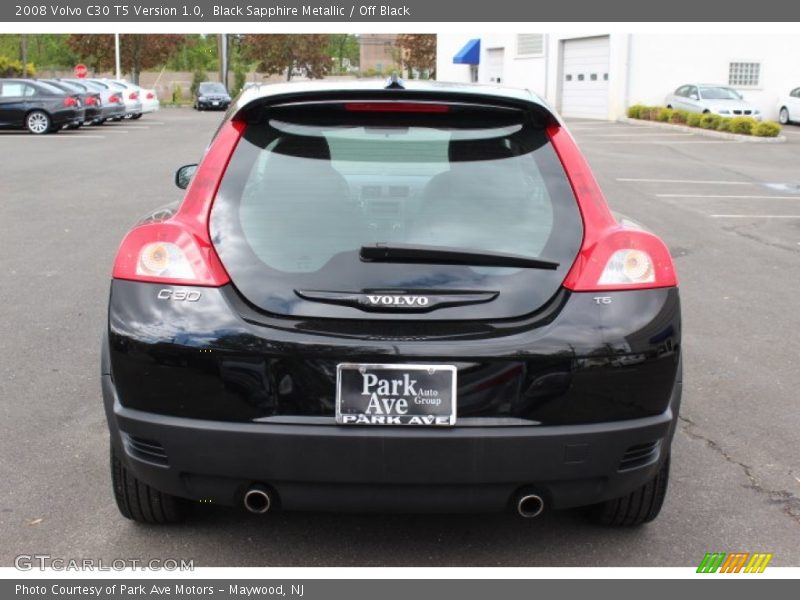 Black Sapphire Metallic / Off Black 2008 Volvo C30 T5 Version 1.0