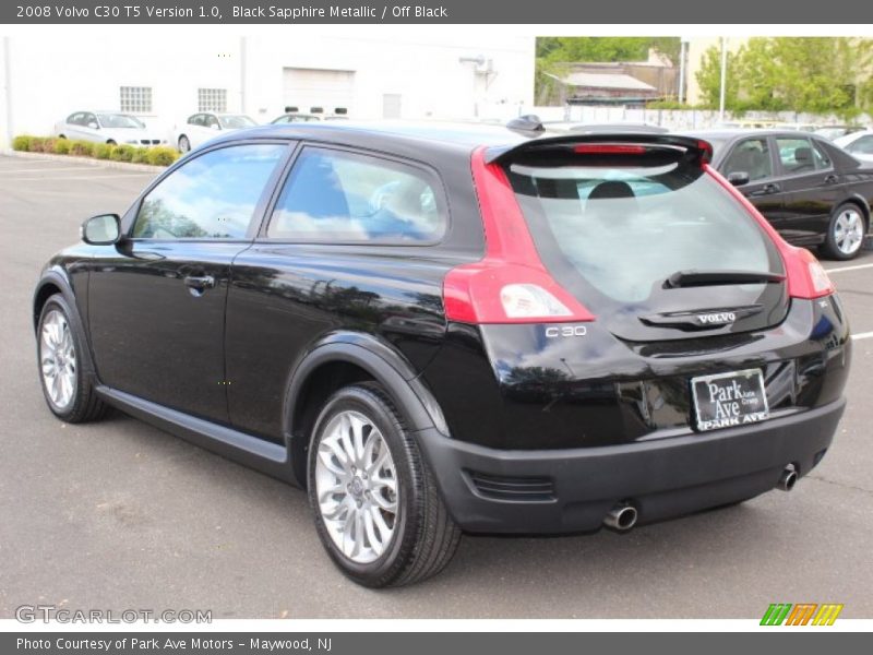 Black Sapphire Metallic / Off Black 2008 Volvo C30 T5 Version 1.0