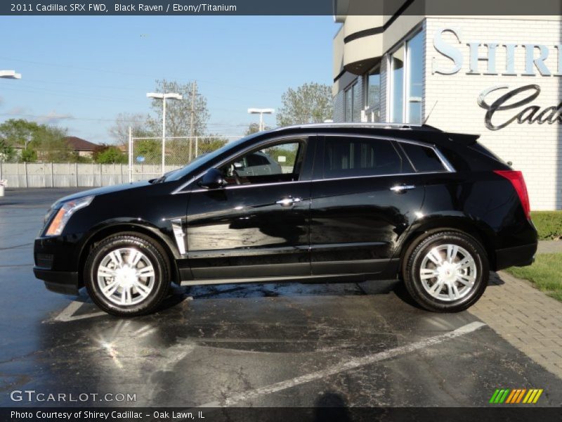 Black Raven / Ebony/Titanium 2011 Cadillac SRX FWD